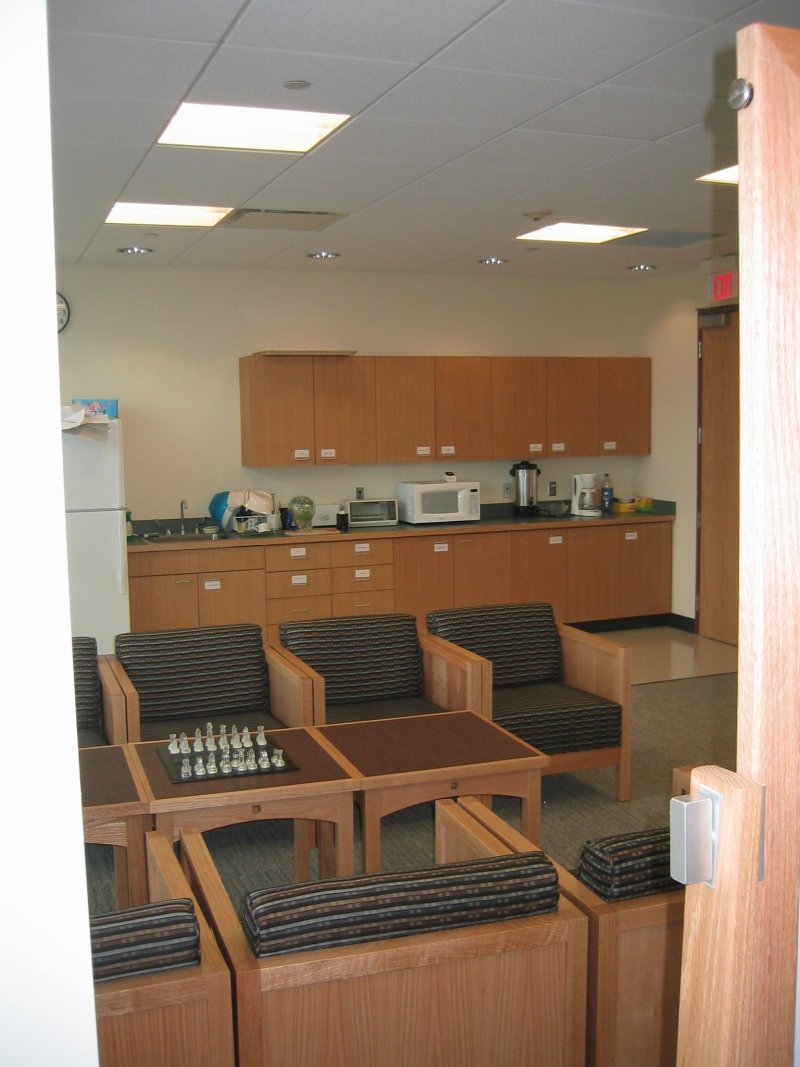 Lounge and kitchen area