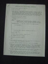 Front page of Instructions