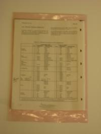 Intel 86/380 Computer Multibus Connector P1 Pin Chart