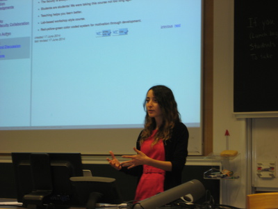 Dilan Ustek at SIGCSE 2012
